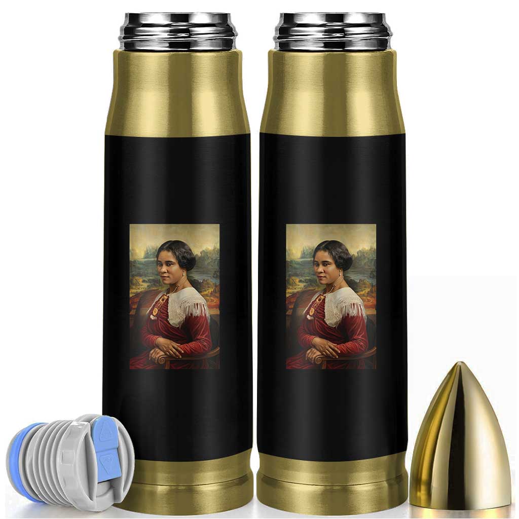Madam CJ Walker Mona Lisa Bullet Tumbler Black History Month Gift - Wonder Print Shop