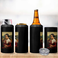 Madam CJ Walker Mona Lisa 4 in 1 Can Cooler Tumbler Black History Month Gift - Wonder Print Shop