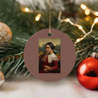 Madam CJ Walker Mona Lisa Ceramic Ornament Black History Month Gift - Wonder Print Shop