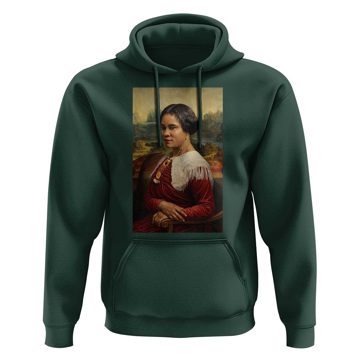 Madam CJ Walker Mona Lisa Hoodie Black History Month Gift - Wonder Print Shop