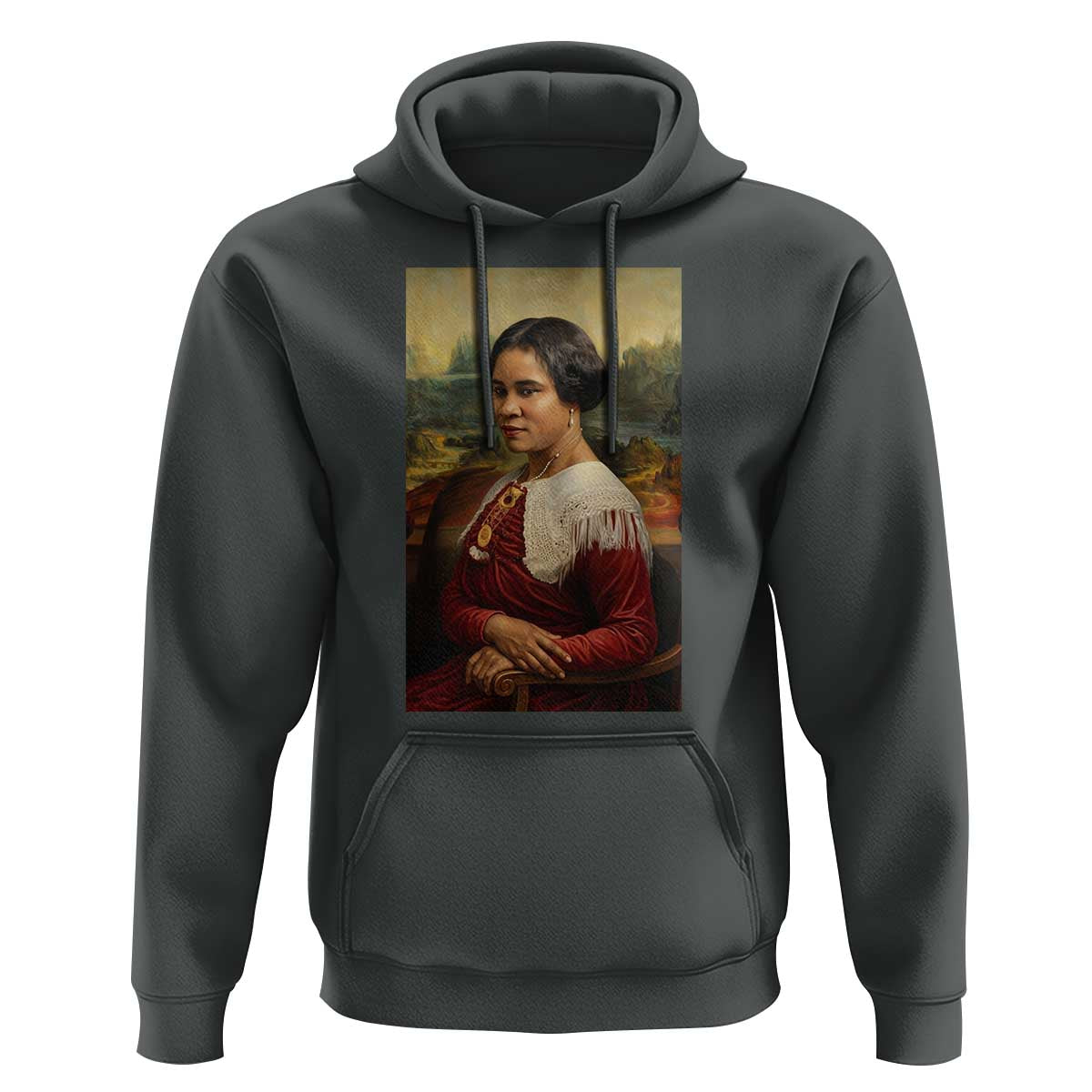 Madam CJ Walker Mona Lisa Hoodie Black History Month Gift - Wonder Print Shop
