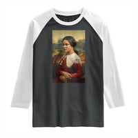 Madam CJ Walker Mona Lisa Raglan Shirt Black History Month Gift - Wonder Print Shop
