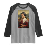 Madam CJ Walker Mona Lisa Raglan Shirt Black History Month Gift - Wonder Print Shop