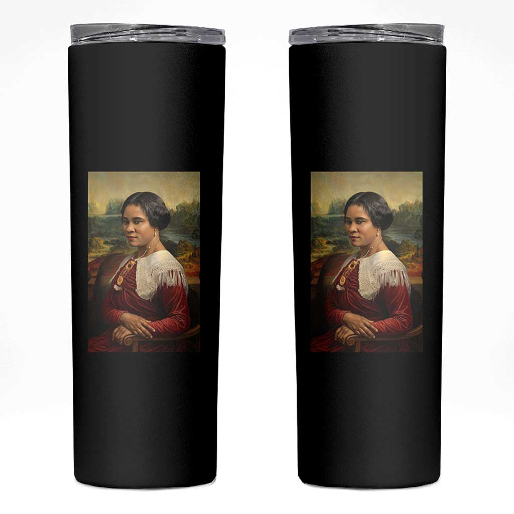 Madam CJ Walker Mona Lisa Skinny Tumbler Black History Month Gift - Wonder Print Shop