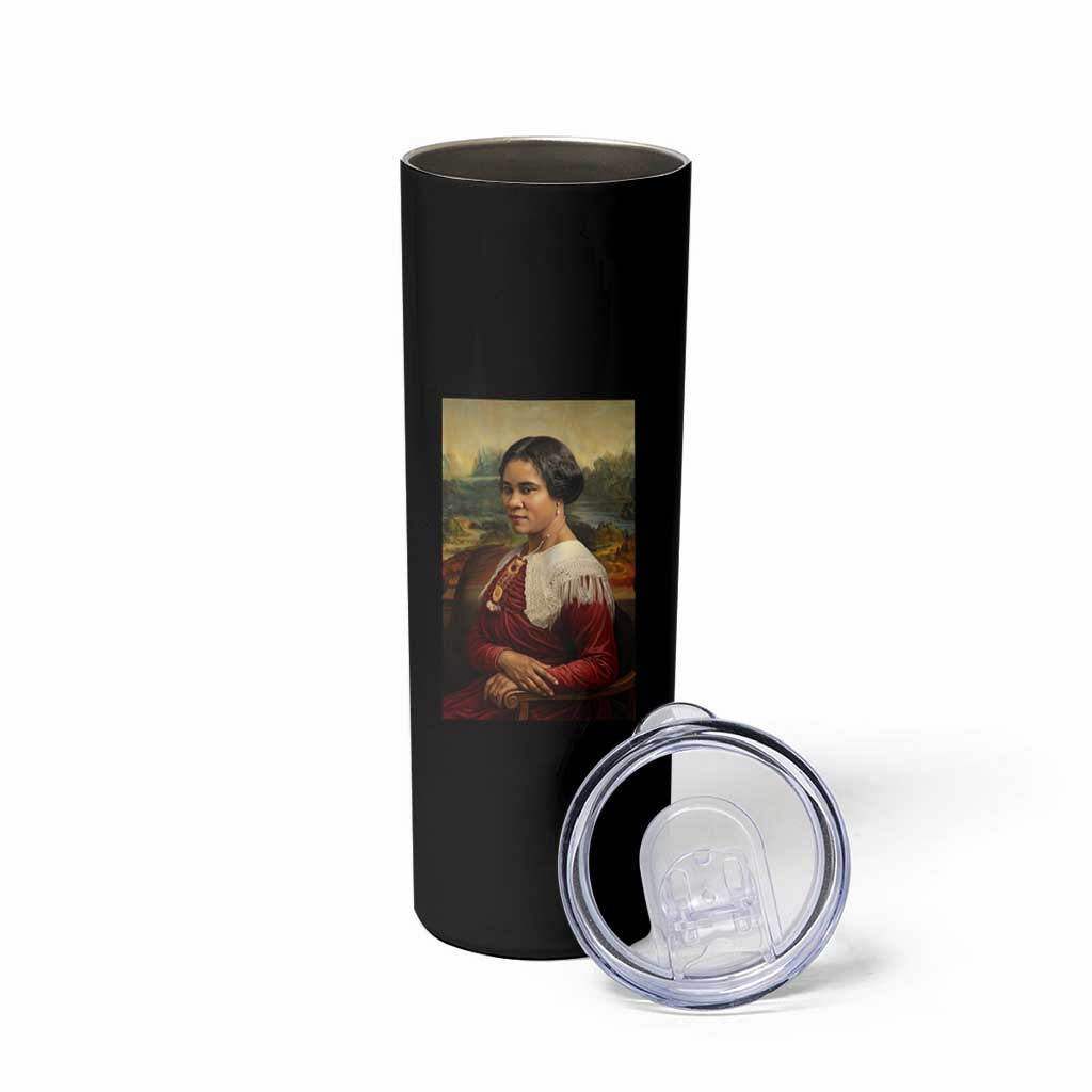 Madam CJ Walker Mona Lisa Skinny Tumbler Black History Month Gift - Wonder Print Shop