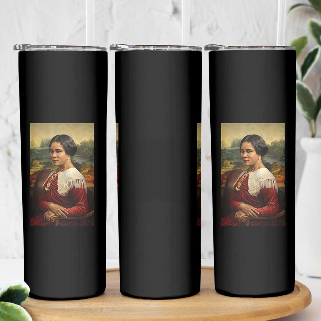 Madam CJ Walker Mona Lisa Skinny Tumbler Black History Month Gift - Wonder Print Shop