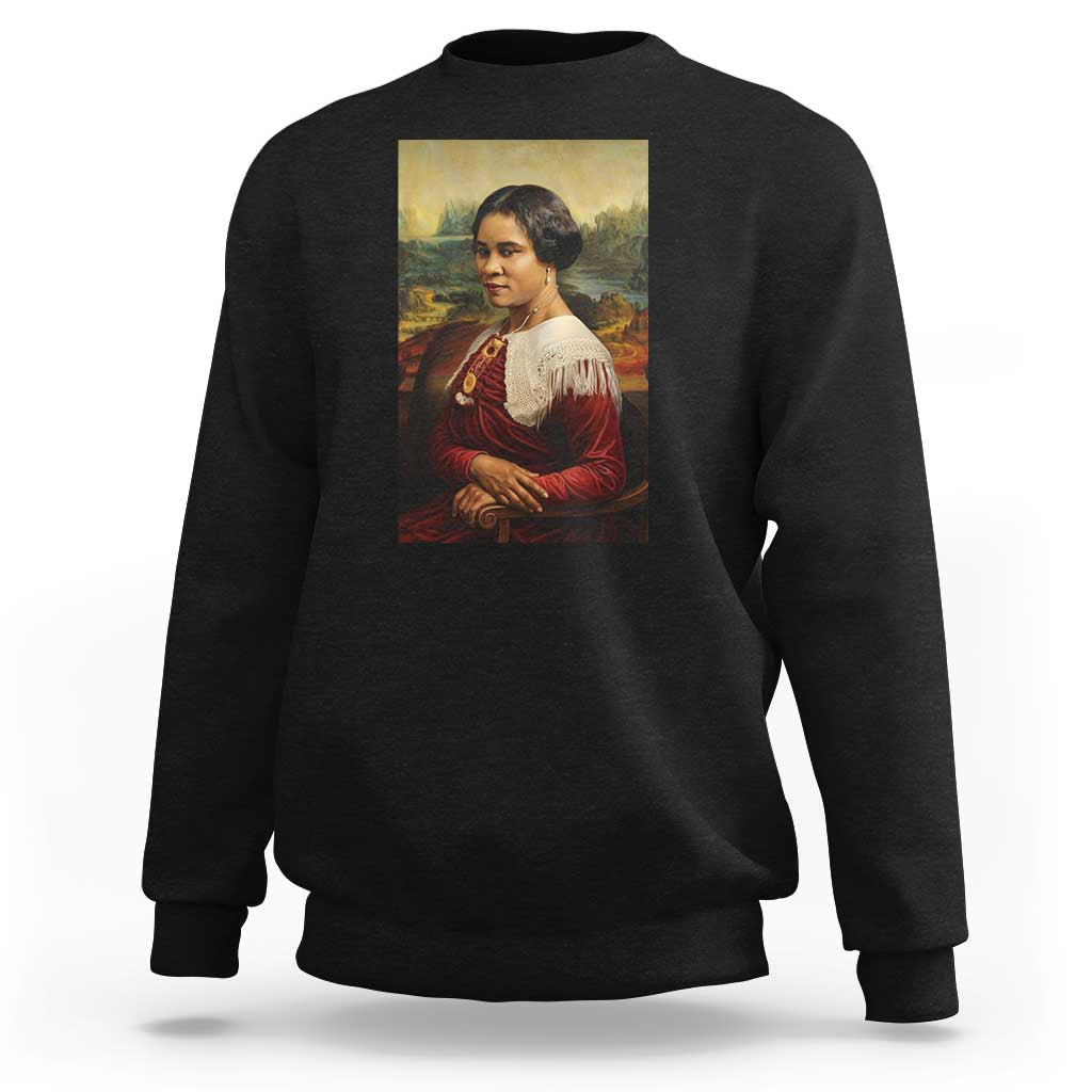 Madam CJ Walker Mona Lisa Sweatshirt Black History Month Gift - Wonder Print Shop