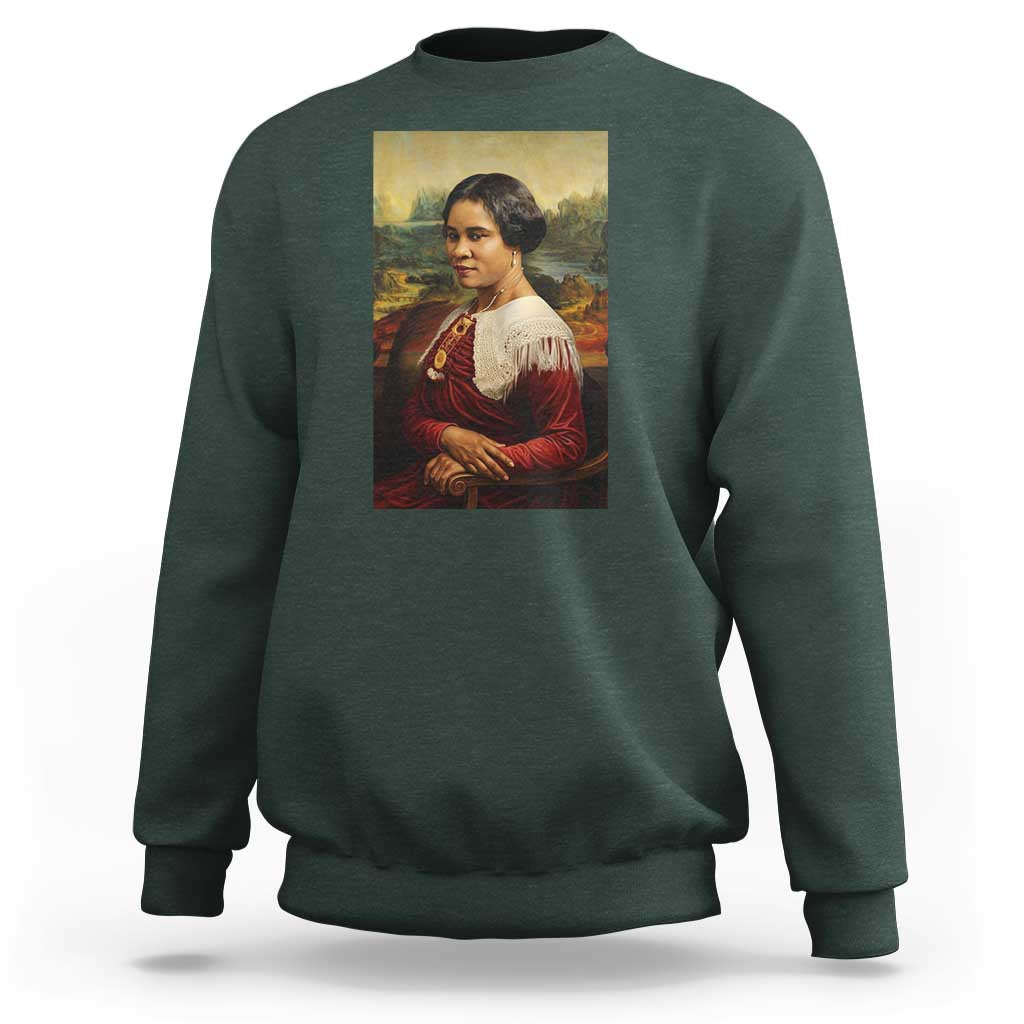 Madam CJ Walker Mona Lisa Sweatshirt Black History Month Gift - Wonder Print Shop