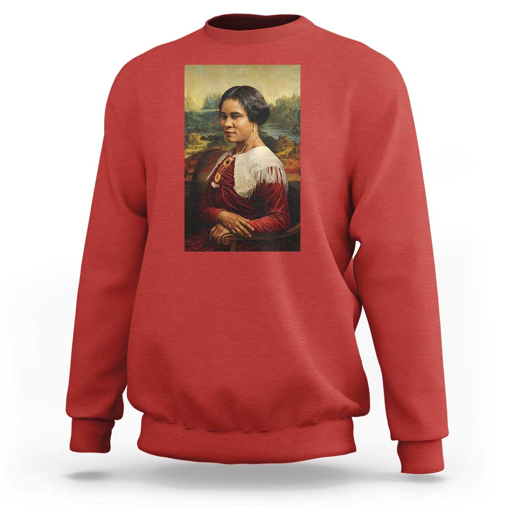 Madam CJ Walker Mona Lisa Sweatshirt Black History Month Gift - Wonder Print Shop