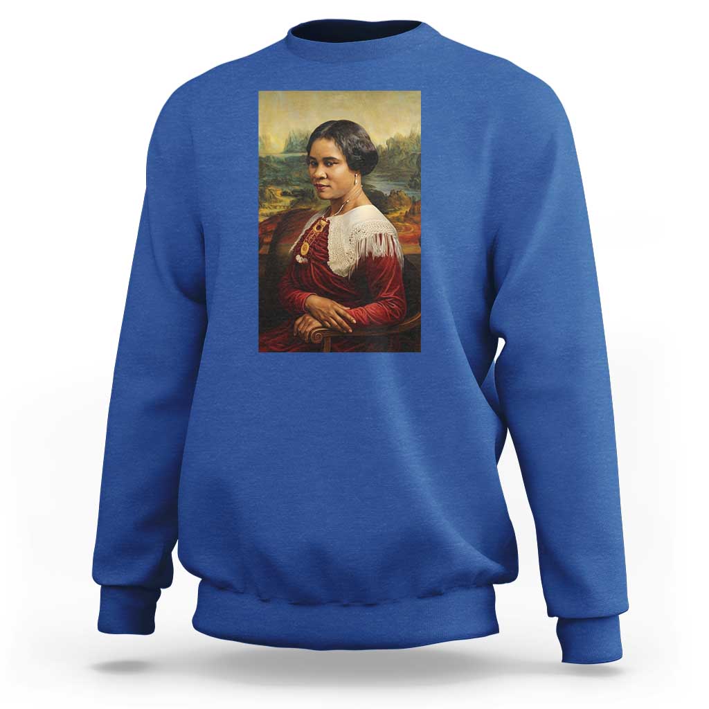 Madam CJ Walker Mona Lisa Sweatshirt Black History Month Gift - Wonder Print Shop