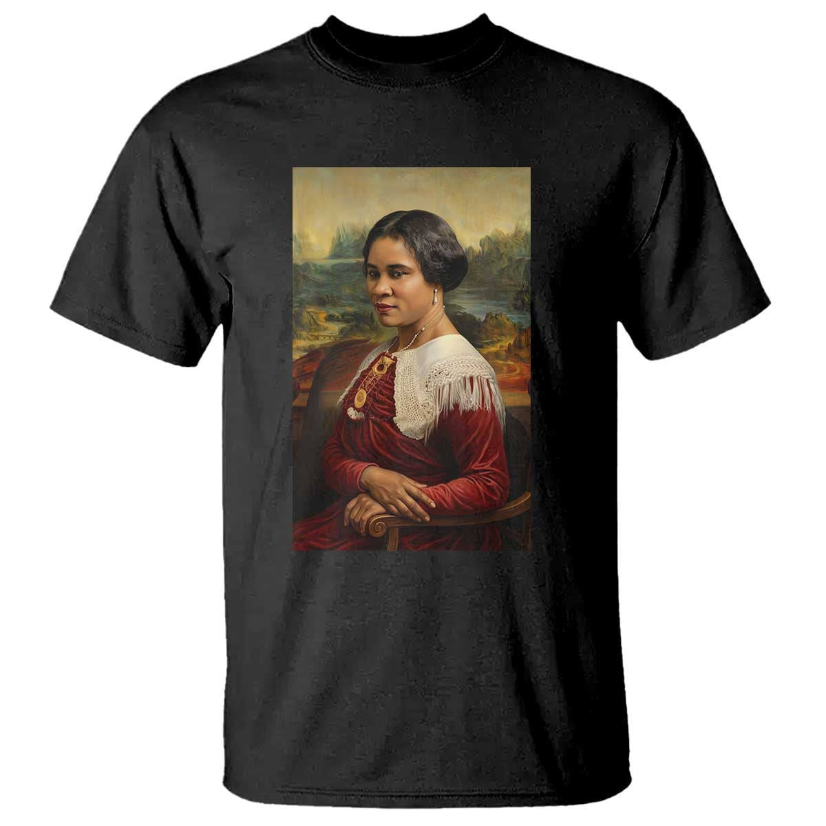 Madam CJ Walker Mona Lisa T Shirt Black History Month Gift - Wonder Print Shop