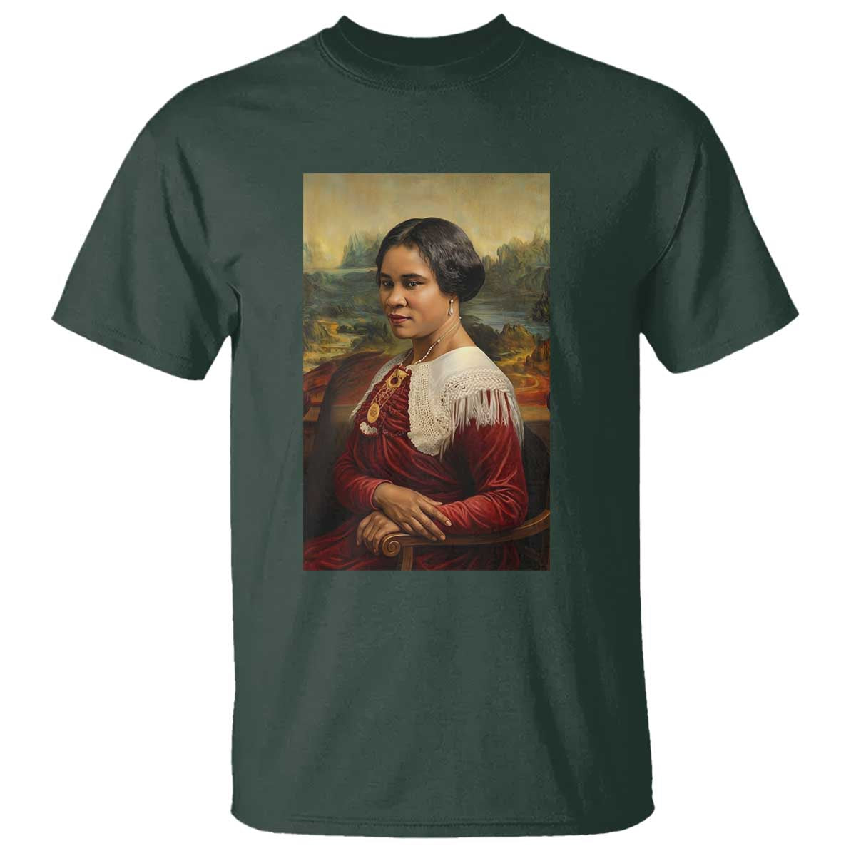 Madam CJ Walker Mona Lisa T Shirt Black History Month Gift - Wonder Print Shop