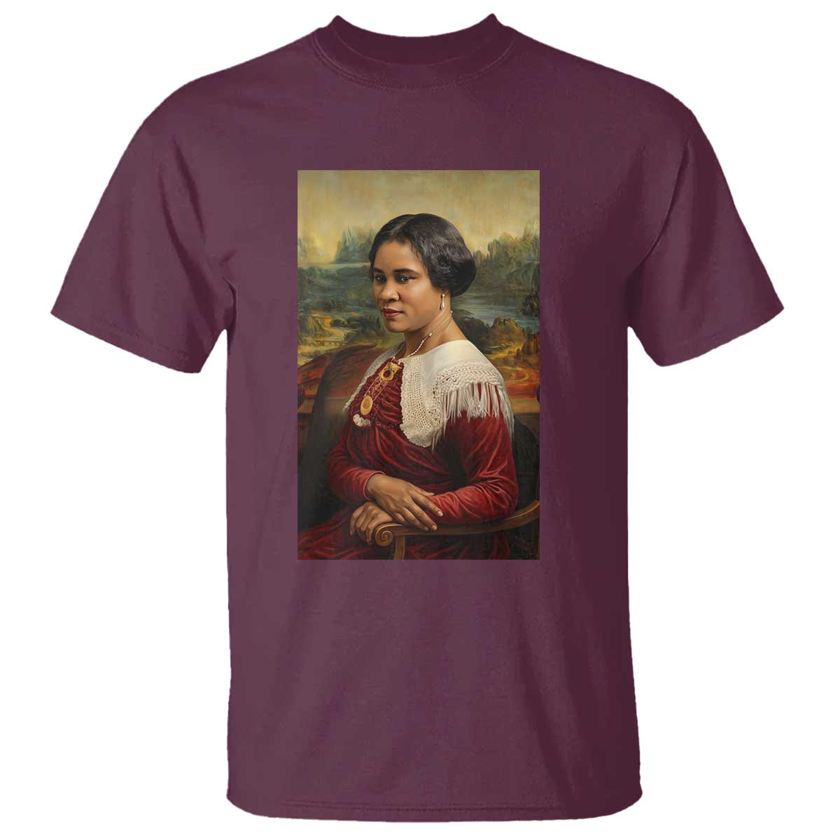 Madam CJ Walker Mona Lisa T Shirt Black History Month Gift - Wonder Print Shop