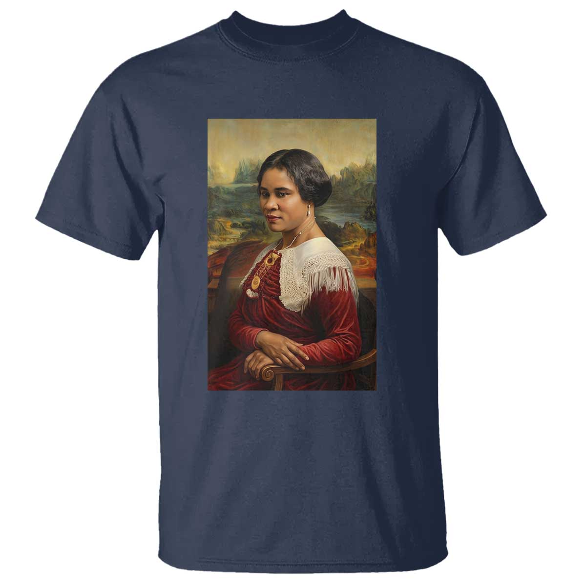 Madam CJ Walker Mona Lisa T Shirt Black History Month Gift - Wonder Print Shop