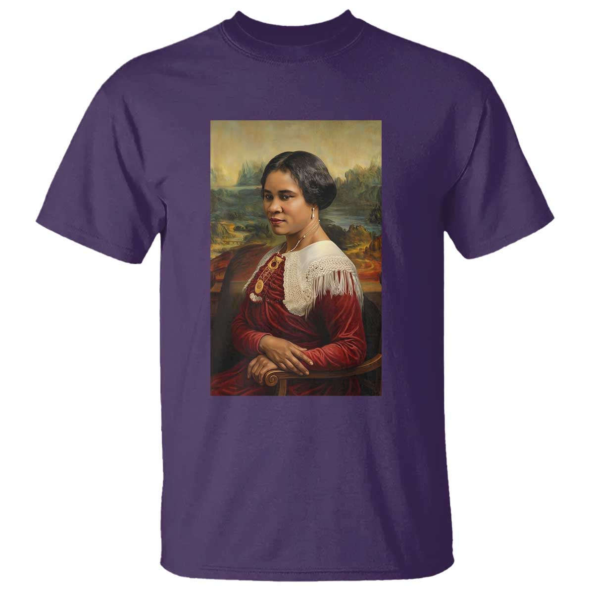 Madam CJ Walker Mona Lisa T Shirt Black History Month Gift - Wonder Print Shop