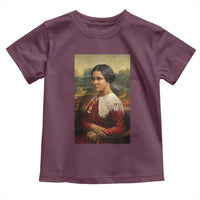 Madam CJ Walker Mona Lisa Toddler T Shirt Black History Month Gift - Wonder Print Shop