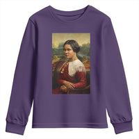 Madam CJ Walker Mona Lisa Youth Sweatshirt Black History Month Gift - Wonder Print Shop
