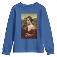 Madam CJ Walker Mona Lisa Youth Sweatshirt Black History Month Gift - Wonder Print Shop