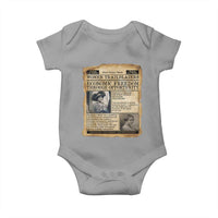 Madam CJ Walker Vintage Newspaper Style Baby Onesie Economic Freedom Through Opportunity - Wonder Print Shop