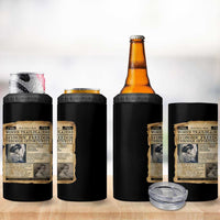Madam CJ Walker Vintage Newspaper Style 4 in 1 Can Cooler Tumbler Economic Freedom Through Opportunity - Wonder Print Shop