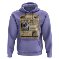 Madam CJ Walker Vintage Newspaper Style Hoodie Economic Freedom Through Opportunity - Wonder Print Shop