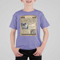 Madam CJ Walker Vintage Newspaper Style T Shirt For Kid Economic Freedom Through Opportunity - Wonder Print Shop