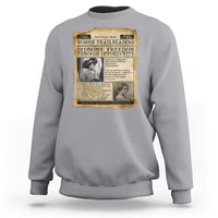 Madam CJ Walker Vintage Newspaper Style Sweatshirt Economic Freedom Through Opportunity - Wonder Print Shop