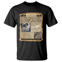 Madam CJ Walker Vintage Newspaper Style T Shirt Economic Freedom Through Opportunity - Wonder Print Shop