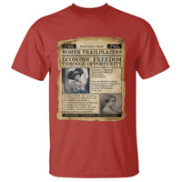 Madam CJ Walker Vintage Newspaper Style T Shirt Economic Freedom Through Opportunity - Wonder Print Shop