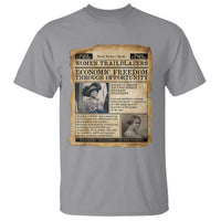 Madam CJ Walker Vintage Newspaper Style T Shirt Economic Freedom Through Opportunity - Wonder Print Shop