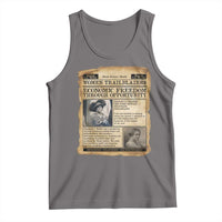 Madam CJ Walker Vintage Newspaper Style Tank Top Economic Freedom Through Opportunity - Wonder Print Shop