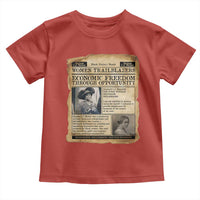Madam CJ Walker Vintage Newspaper Style Toddler T Shirt Economic Freedom Through Opportunity - Wonder Print Shop
