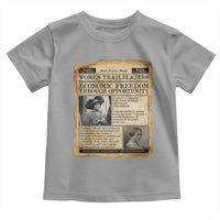 Madam CJ Walker Vintage Newspaper Style Toddler T Shirt Economic Freedom Through Opportunity - Wonder Print Shop