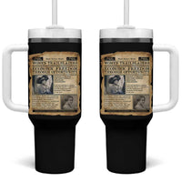 Madam CJ Walker Vintage Newspaper Style Tumbler With Handle Economic Freedom Through Opportunity - Wonder Print Shop