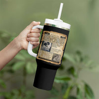 Madam CJ Walker Vintage Newspaper Style Tumbler With Handle Economic Freedom Through Opportunity - Wonder Print Shop