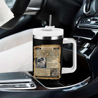 Madam CJ Walker Vintage Newspaper Style Tumbler With Handle Economic Freedom Through Opportunity - Wonder Print Shop