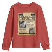 Madam CJ Walker Vintage Newspaper Style Youth Sweatshirt Economic Freedom Through Opportunity - Wonder Print Shop