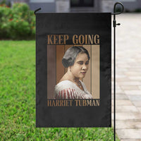 Madam CJ Walker Keep Going Retro Poster Garden Flag Black History Month Gift - Wonder Print Shop