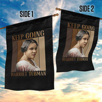 Madam CJ Walker Keep Going Retro Poster Garden Flag Black History Month Gift - Wonder Print Shop