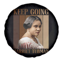 Madam CJ Walker Keep Going Retro Poster Spare Tire Cover Black History Month Gift - Wonder Print Shop