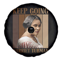Madam CJ Walker Keep Going Retro Poster Spare Tire Cover Black History Month Gift - Wonder Print Shop