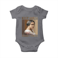 Madam CJ Walker Keep Going Retro Poster Baby Onesie Black History Month Gift - Wonder Print Shop