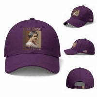 Madam CJ Walker Keep Going Retro Poster Baseball Cap Black History Month Gift