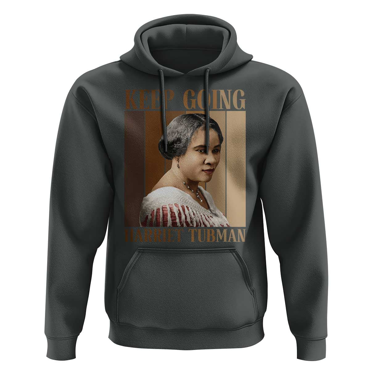 Madam CJ Walker Keep Going Retro Poster Hoodie Black History Month Gift - Wonder Print Shop