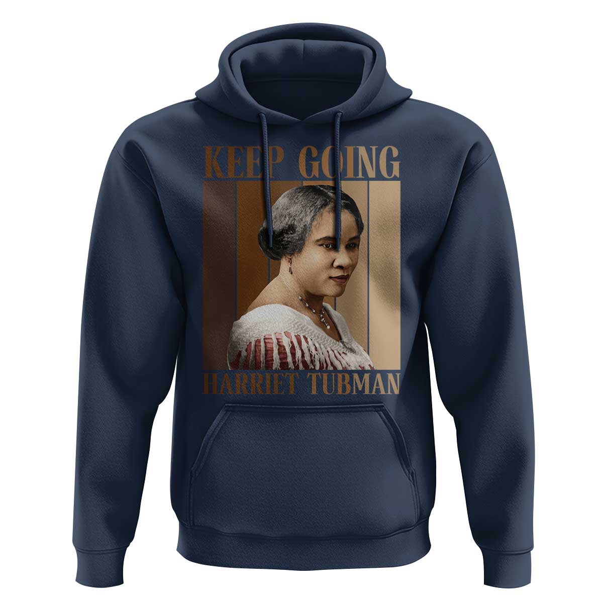 Madam CJ Walker Keep Going Retro Poster Hoodie Black History Month Gift - Wonder Print Shop