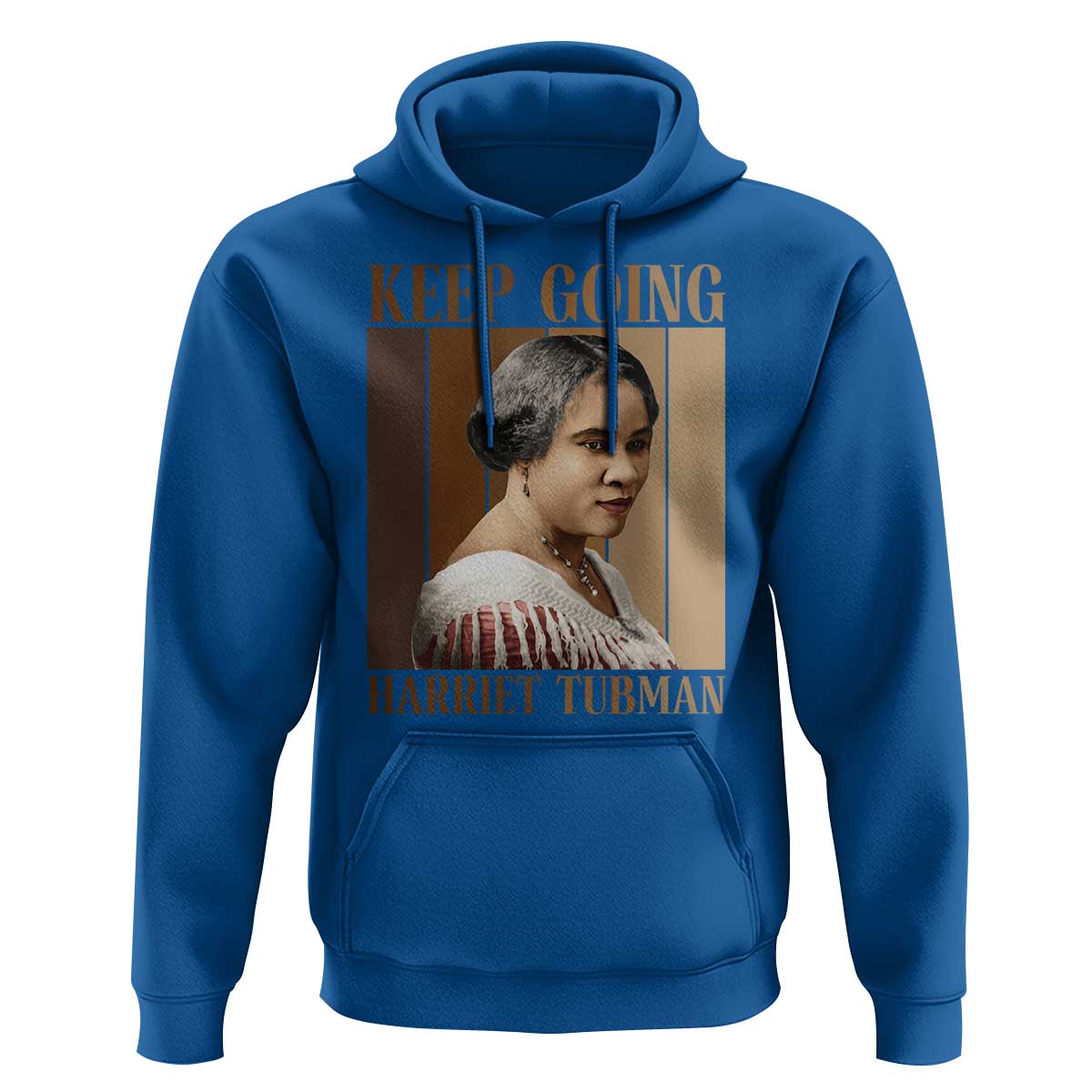 Madam CJ Walker Keep Going Retro Poster Hoodie Black History Month Gift - Wonder Print Shop