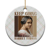 Madam CJ Walker Keep Going Retro Poster Ceramic Ornament Black History Month Gift - Wonder Print Shop