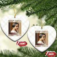 Madam CJ Walker Keep Going Retro Poster Ceramic Ornament Black History Month Gift - Wonder Print Shop