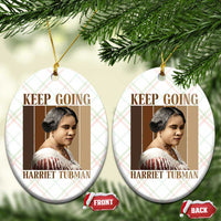 Madam CJ Walker Keep Going Retro Poster Ceramic Ornament Black History Month Gift - Wonder Print Shop