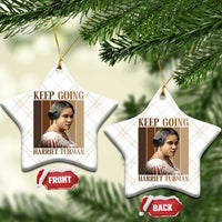Madam CJ Walker Keep Going Retro Poster Ceramic Ornament Black History Month Gift - Wonder Print Shop